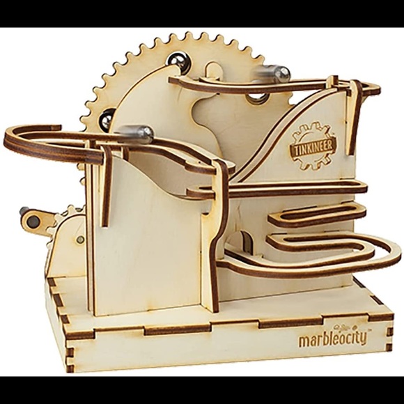 PlayMonster- MARBLEOCITY MINI COASTER MAKER KIT- Wooden STEM Project- NWT - Picture 2 of 5